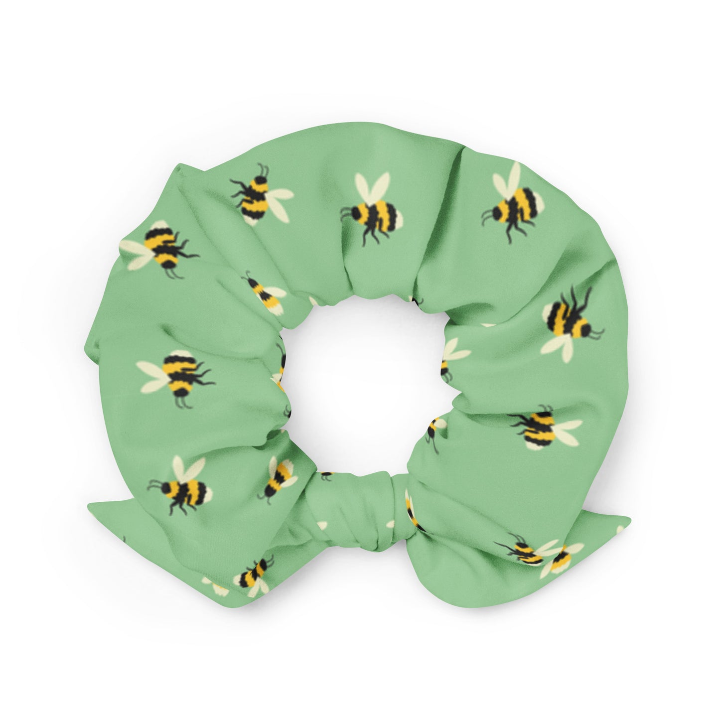 Recycled Scrunchie Busy Bees