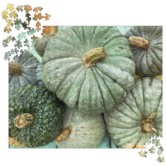 Jigsaw puzzle Green Pumpkins