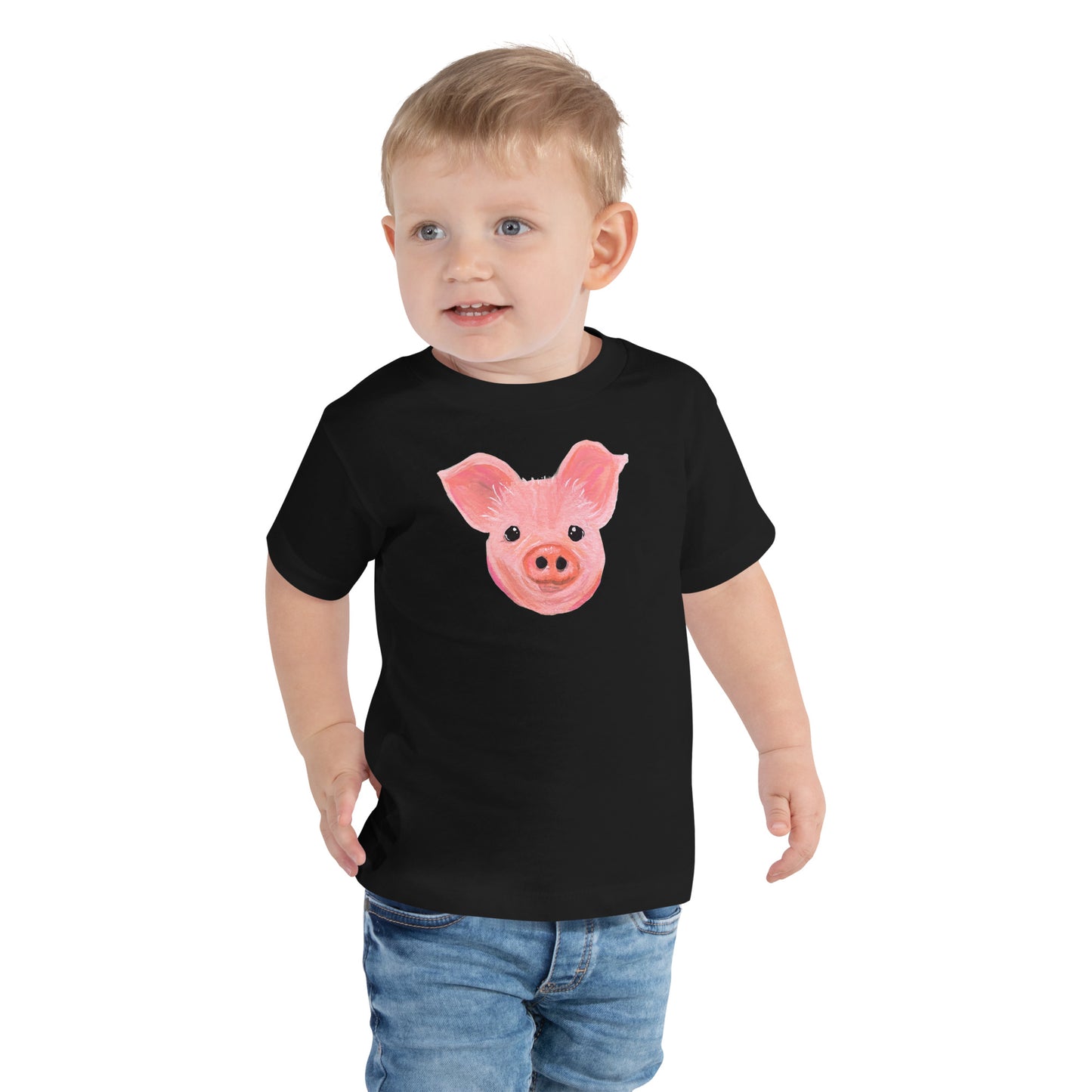 Toddler Short Sleeve Tee Pig