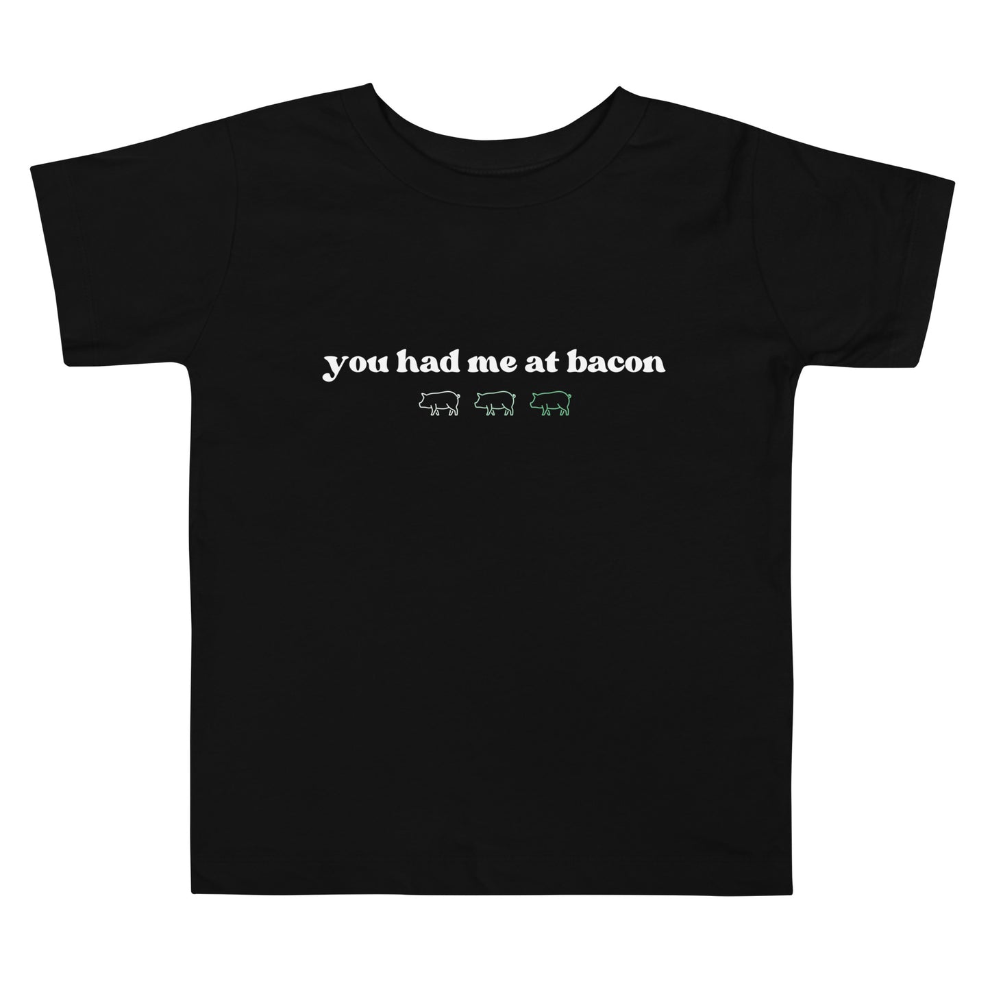 Toddler Short Sleeve Tee Bacon