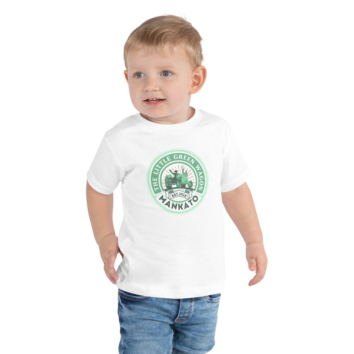 Toddler Short Sleeve Tee Tractor