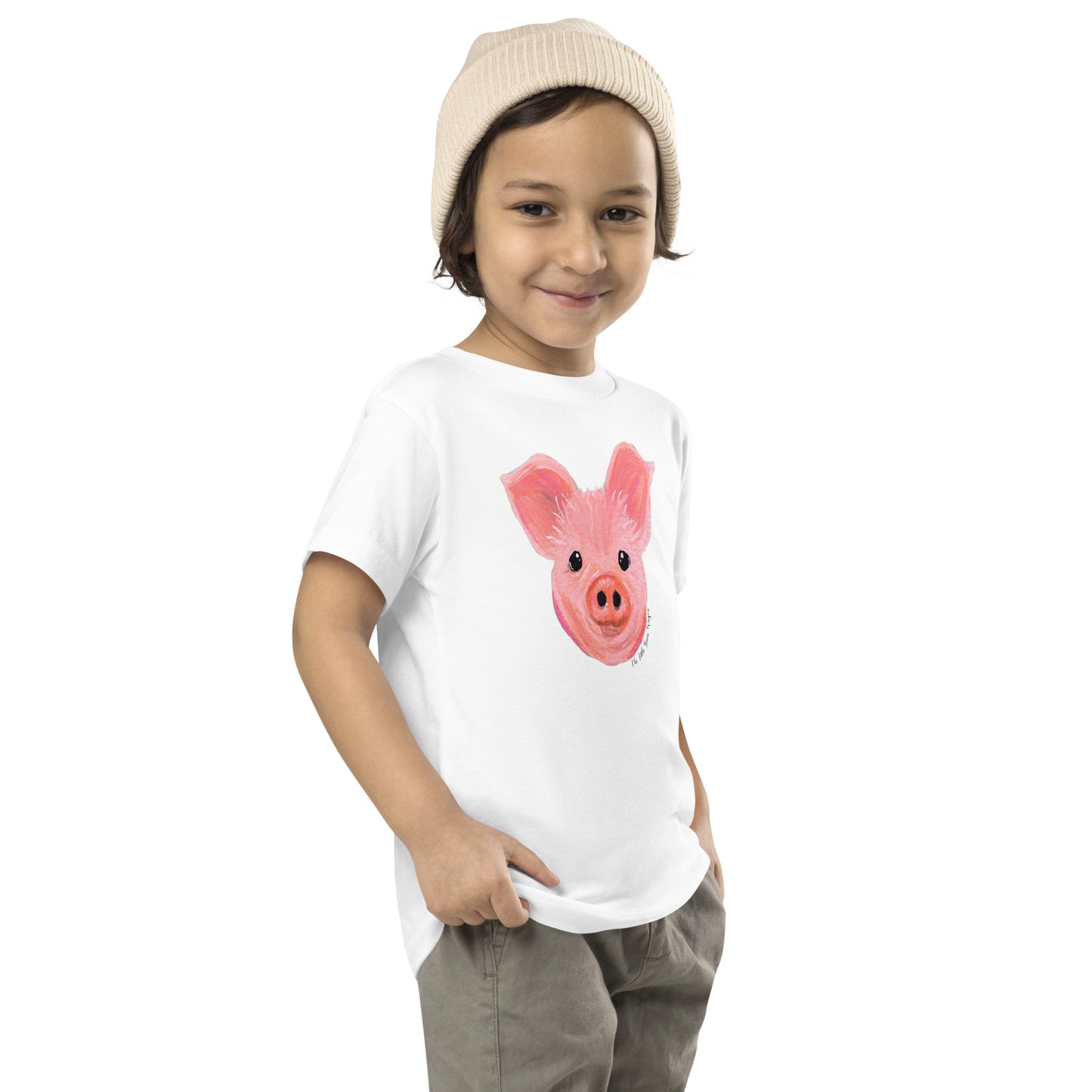 Toddler Short Sleeve Tee Pig