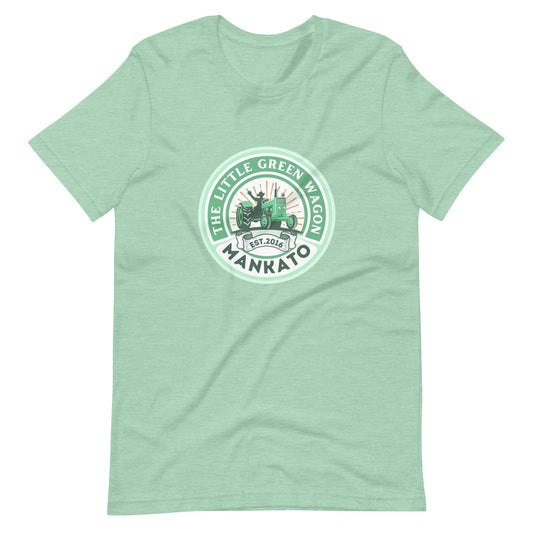 Unisex t-shirt The Little Green Wagon Tractor