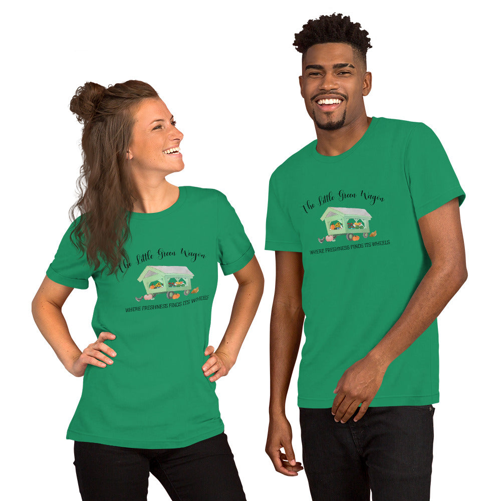 Unisex t-shirt The Little Green Wagon