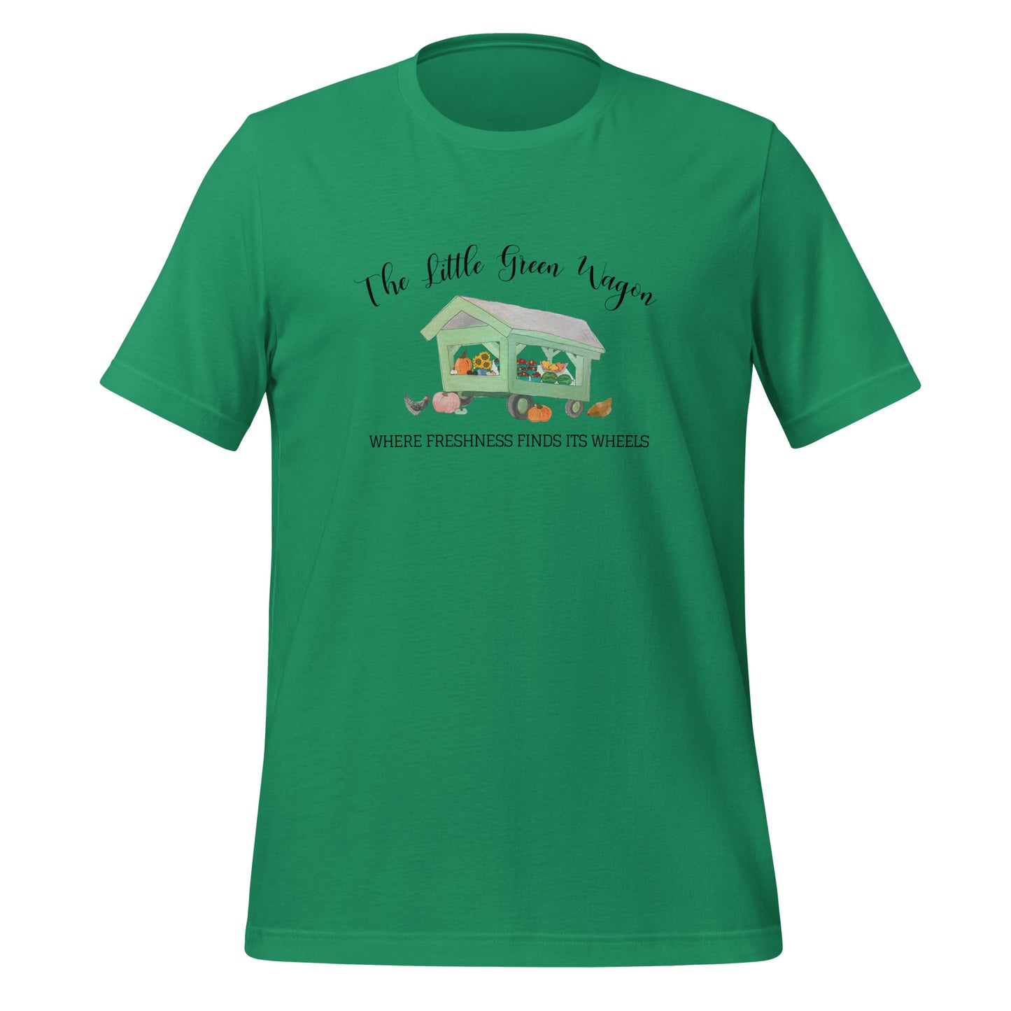 Unisex t-shirt The Little Green Wagon